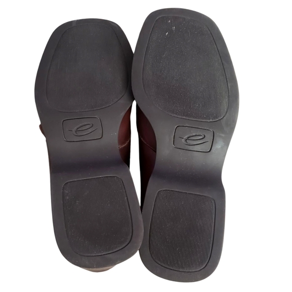 Easy Spirit Ankle Shoe Womens 8 Brown Boot Anti Gravity Leather Lace-Up Bootie - Picture 6 of 8